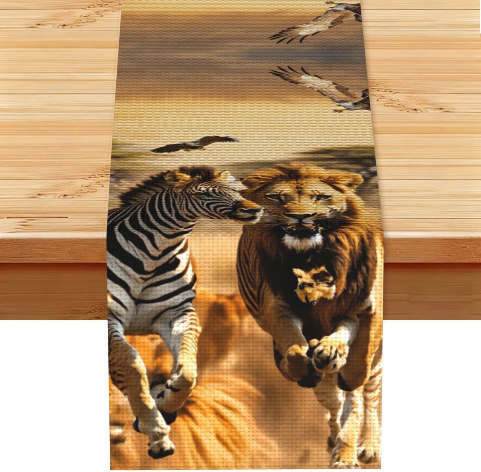 Zebra Animal Print Table Runner Valentines Table Runner For Family Dinners Holiday Parties Wedding Decor