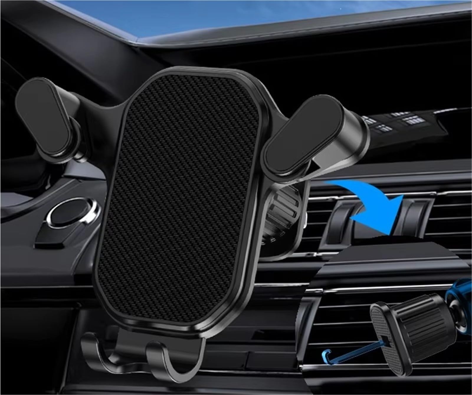 para Xiaomi Soporte Universal Teléfono Coche Gancho Soporte Clip Ventilación Aire Interior Móvil Universal Soporte Interior Soporte Móvil Coche(A 1 PC)