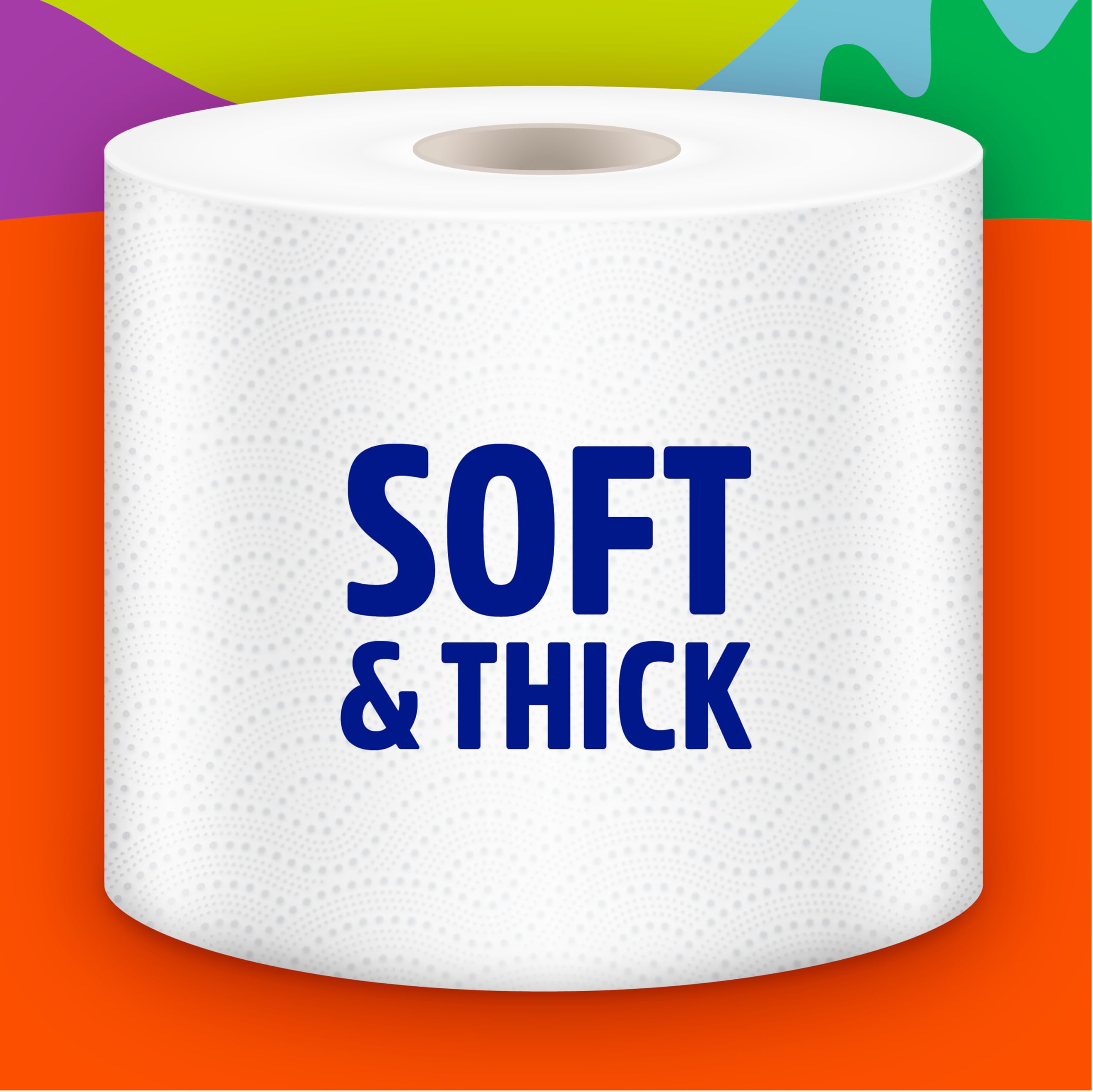 Bonterra Papel higiénico de 3 capas de origen responsable, suave, fuerte y sin plástico, 4 paquetes de 6 rollos grandes = 24 rollos grandes
