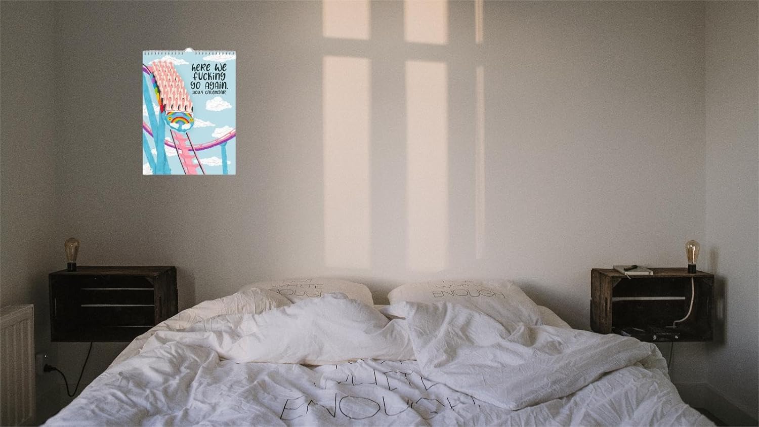 Here We Fucking Go Again 2025 Calendar, 2025 Wall Calendar, Get Ready for A Year of Funny Gag Gifts Decor for Home, Office or Classroom Wall Calendar