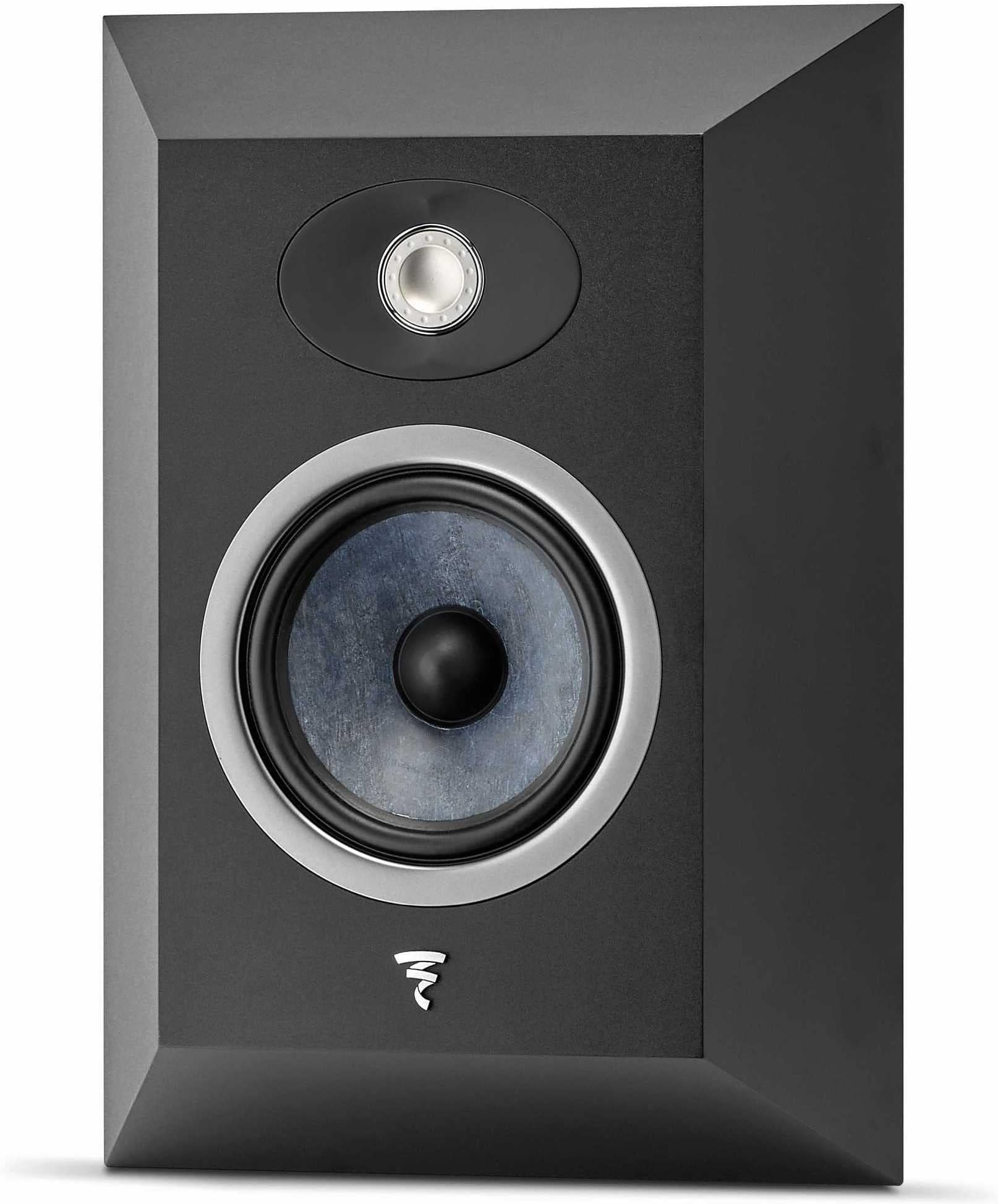 Focal Chora Wall Mount Surround Speaker (Sold Individually) | Black, Compact For Home Cinema Systems