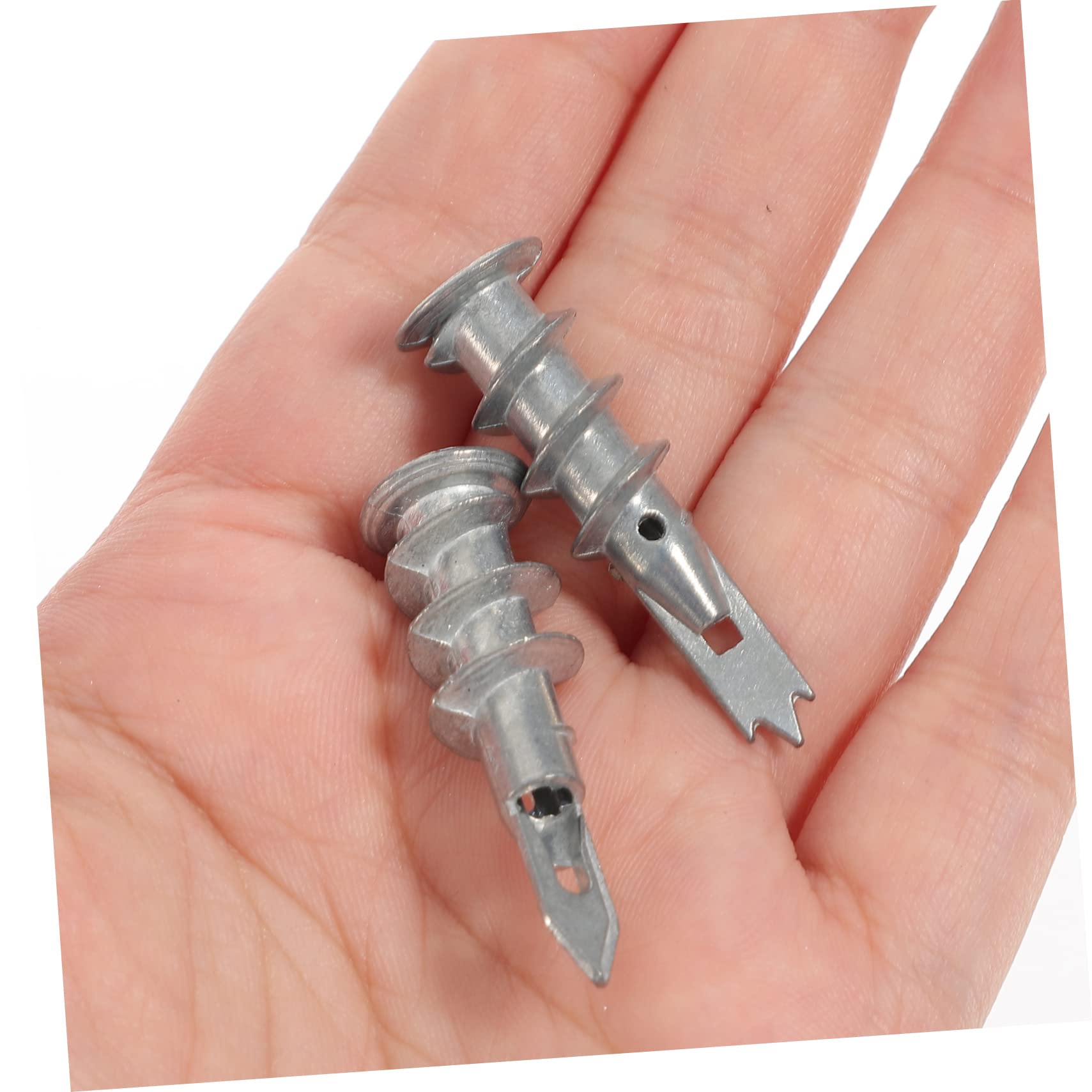 ULTECHNOVO 100piezas Tacos De Pared Autoperforantes De Zinc Anclajes Para Capacidad De Carga Alta y Fijación Segura Para Paredes De Yeso