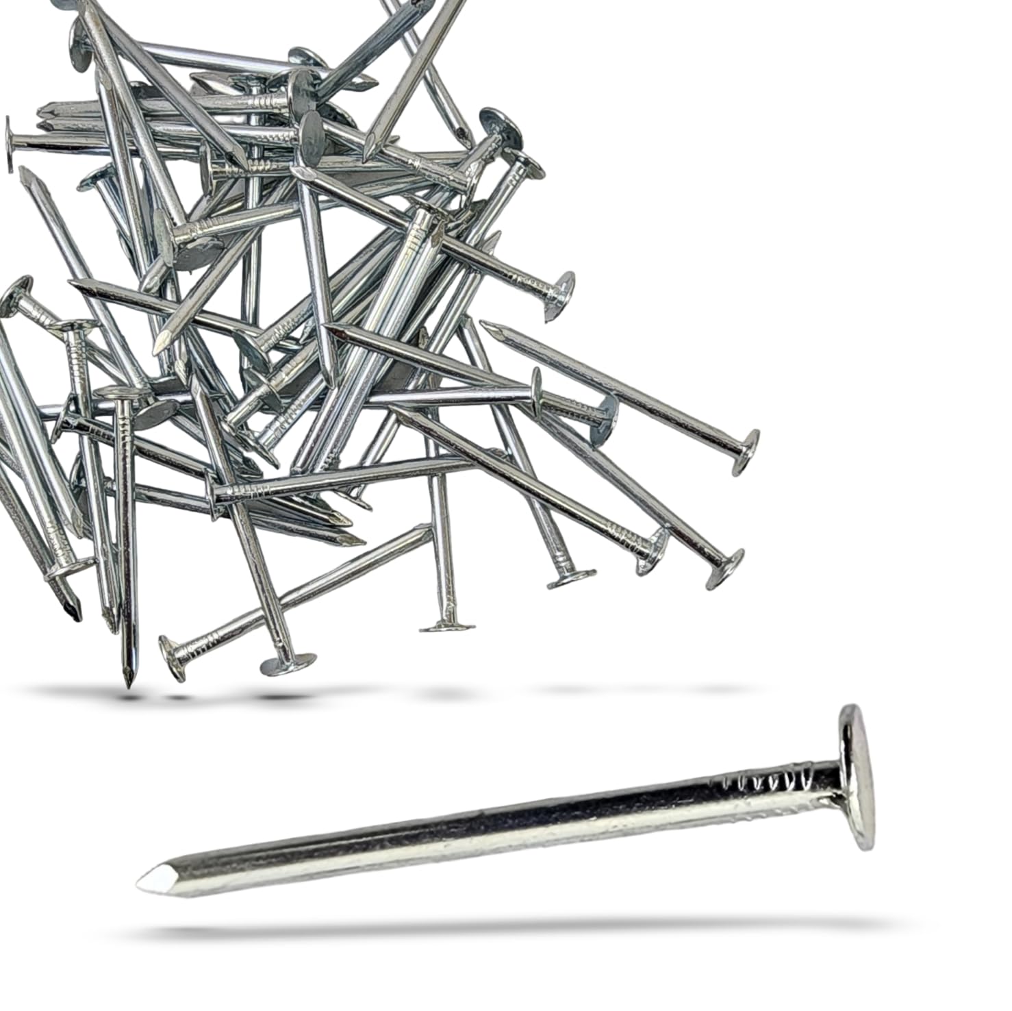 Galvanized Roofing Nails - 2 Inch, 100 Count -4