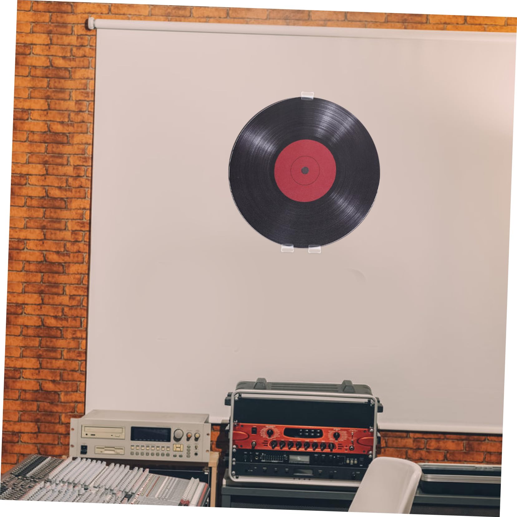 12 mensole da parete per dischi in vinile acrilico, supporto per album e foto, elegante decorazione per la casa, perfetta per gli amanti della musica e i collezionisti