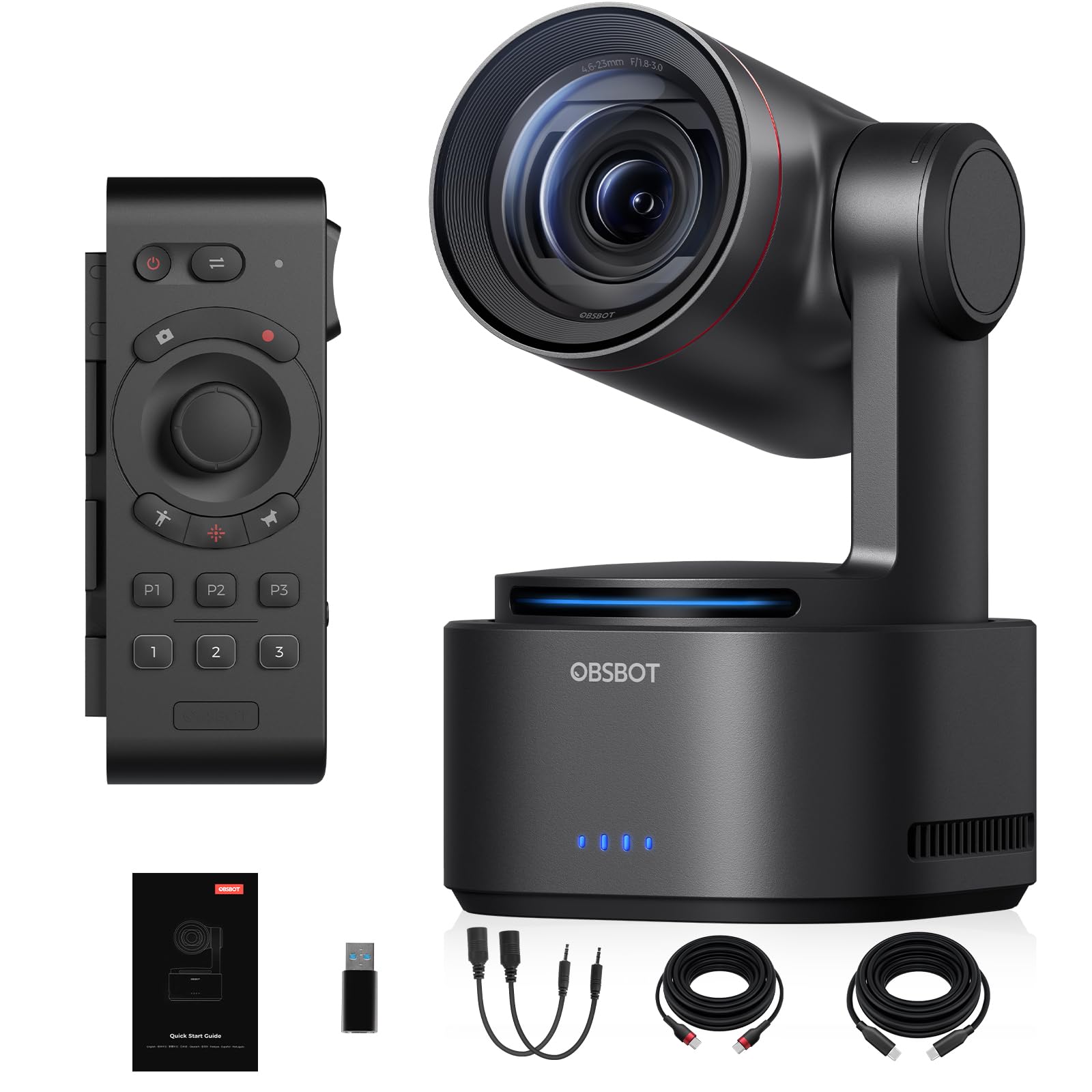 Amazon.com: OBSBOT Tail 2 (NDI Activated) 4K PTZ Camera 3-Axis 5X
