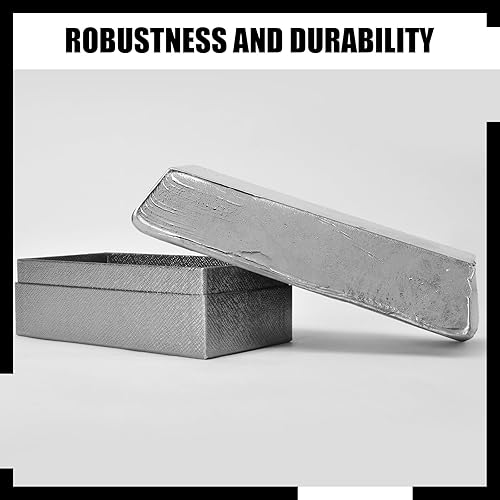 Miniatura 4 de Lingote de fundición de estaño de aleación de lingote de peltre (estaño 98%, bismuto 1.5%, cobre 0.5%), 1.0 lbs, plata