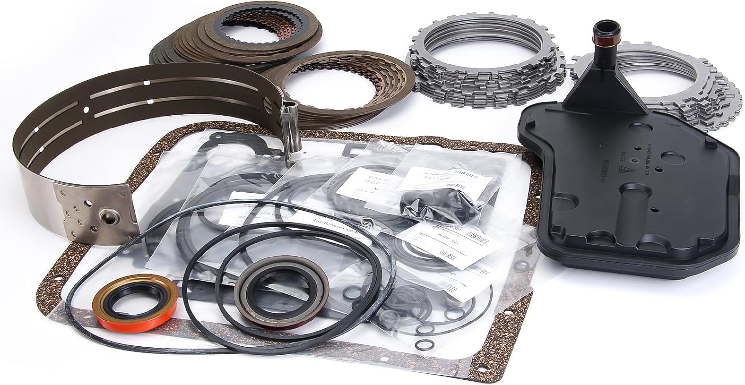 4L60E Transmission Rebuild Kit &Steels High Energy Premium Clutches- Compatibile with (1997-2003) GM