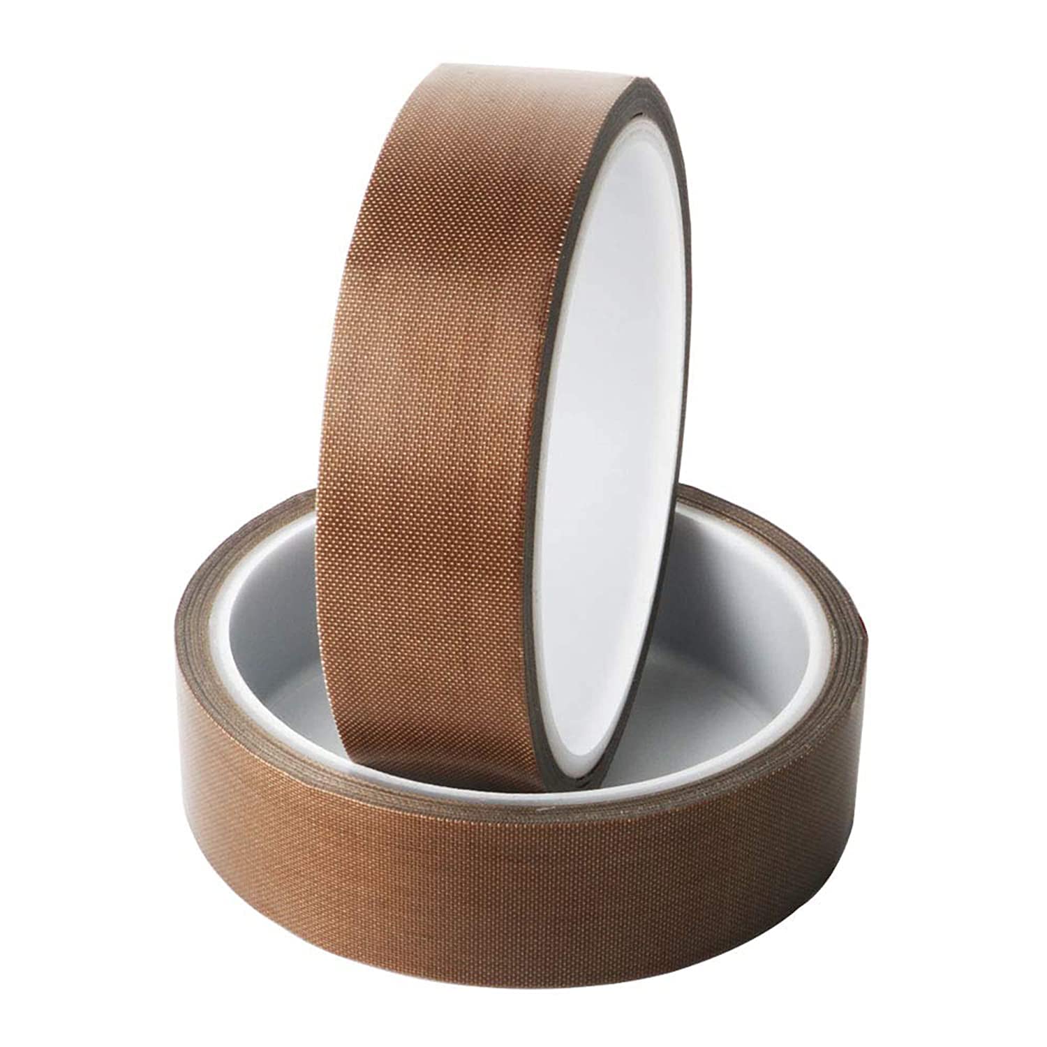 ACIT Cinta de teflón de PTFE, cinta de fibra de vidrio, teflón de alta temperatura, resistente al calor hasta 300 ℃ (20 mm x 33 m)