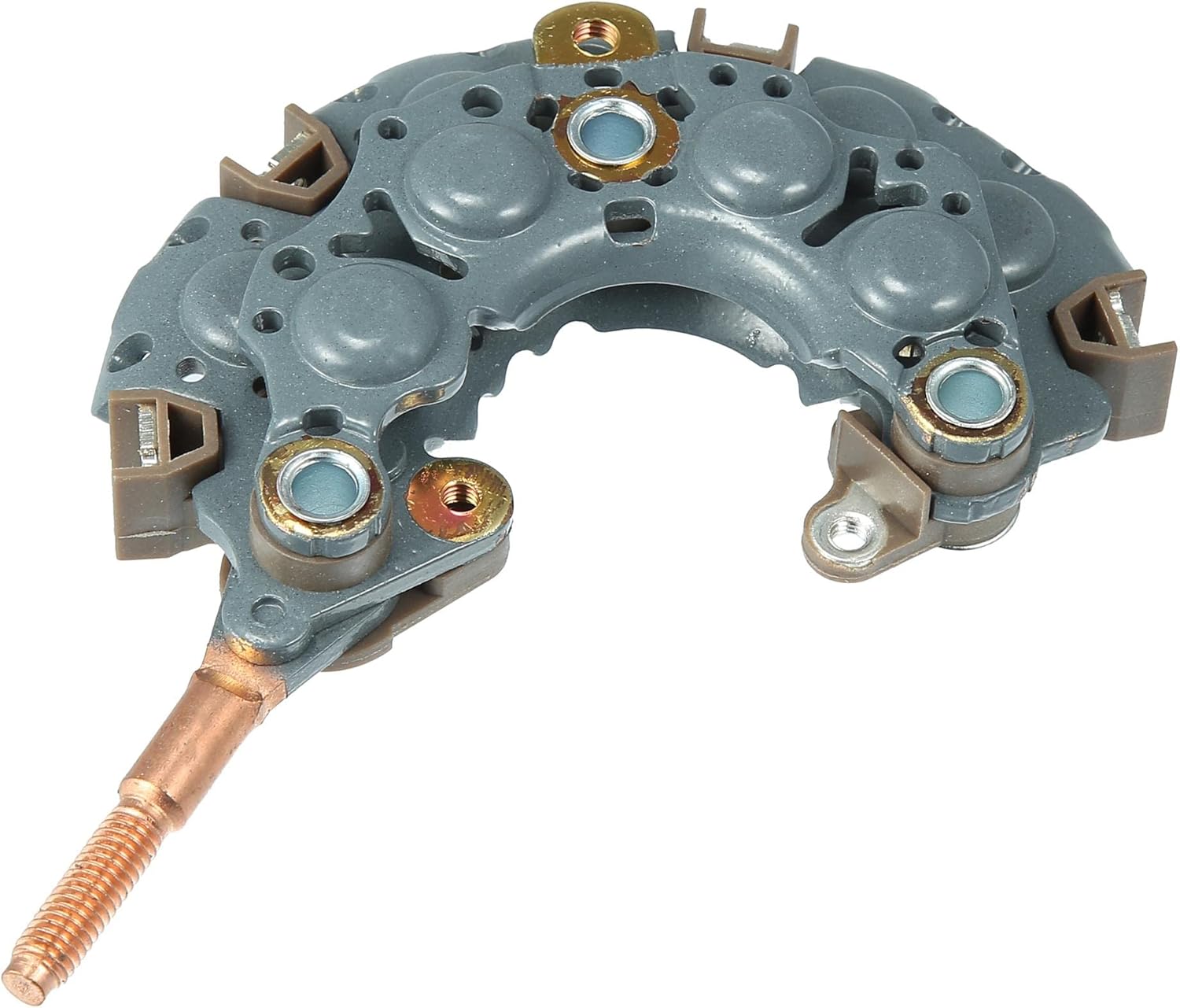 X AUTOHAUX Car Alternator Rectifier Diodes Gray for Toyota