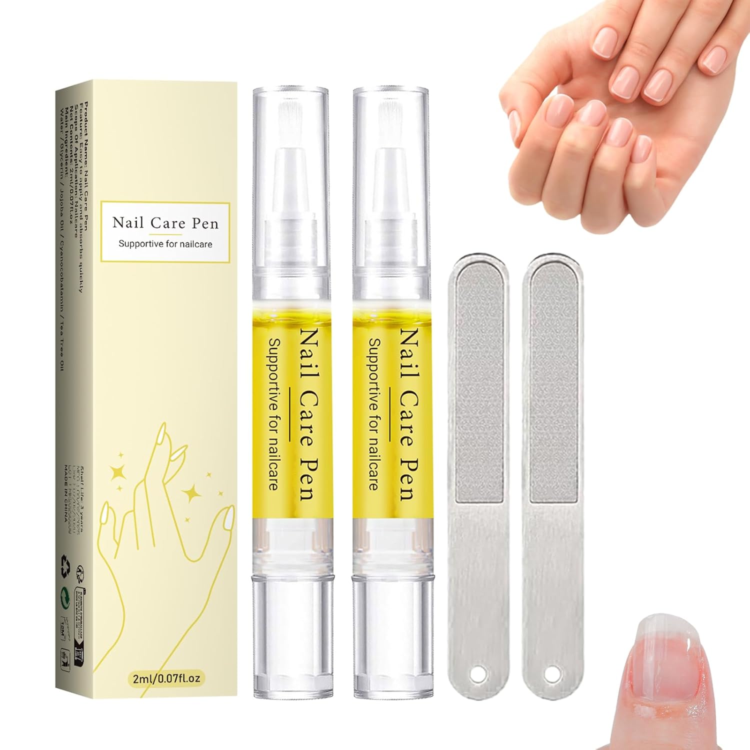 Nail Growth Oil, Rejuvenation Nail Oil Pen, Natural Rejuvenation, Instant Nail Strength, Cuticle Oil for Nails, Nail Strengthener for Moisturize Strengthen Brighten Nails Care (2) Nail Growth Oil, Rejuvenation Nail Oil Pen, Natural Rejuvenation, Instant Nail Strength, Cuticle Oil for Nails, Nail Strengthener for Moisturize Strengthen Brighten Nails Care (2)