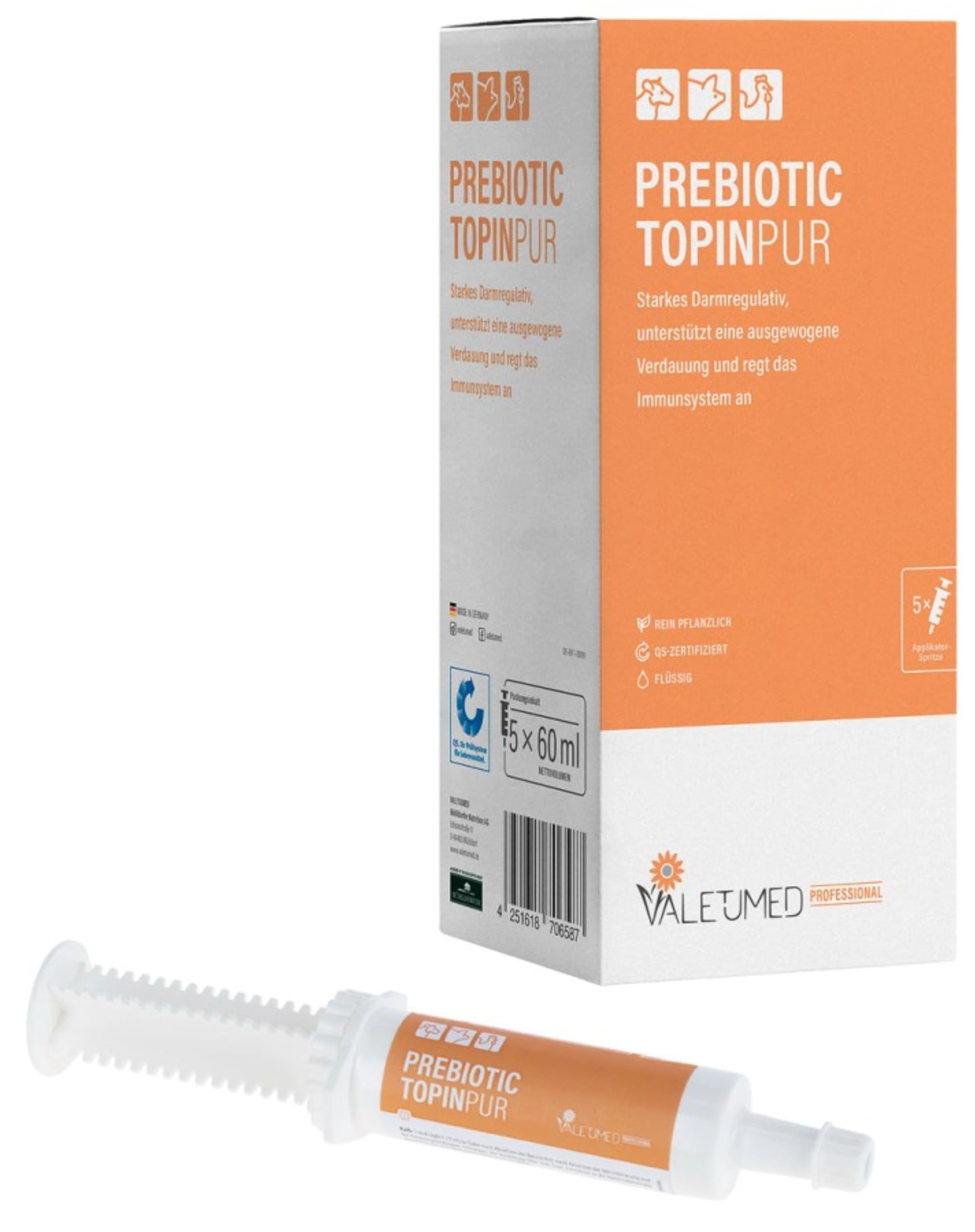 Kerbl Ergänzungsfuttermittel Topinpur Prebiotic 5x60 ml/Doser - 151225