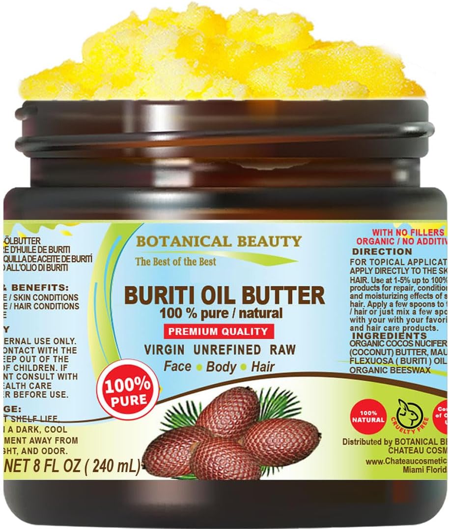 Botanical Beauty BURITI FRUIT OIL BUTTER Pure Natural