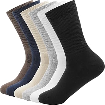 Womens Cotton Crew Socks Assorted Colors Sizes Thin Vintage Fashion Breathable Everyday Gift