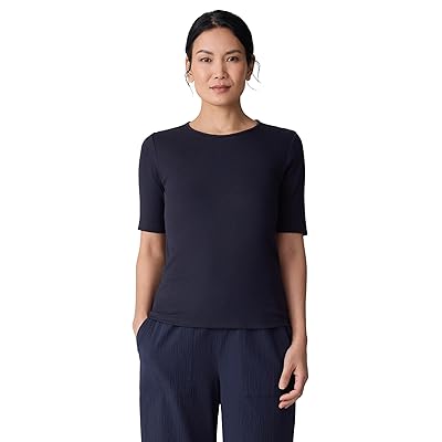 Eileen Fisher Crew Neck Top Women