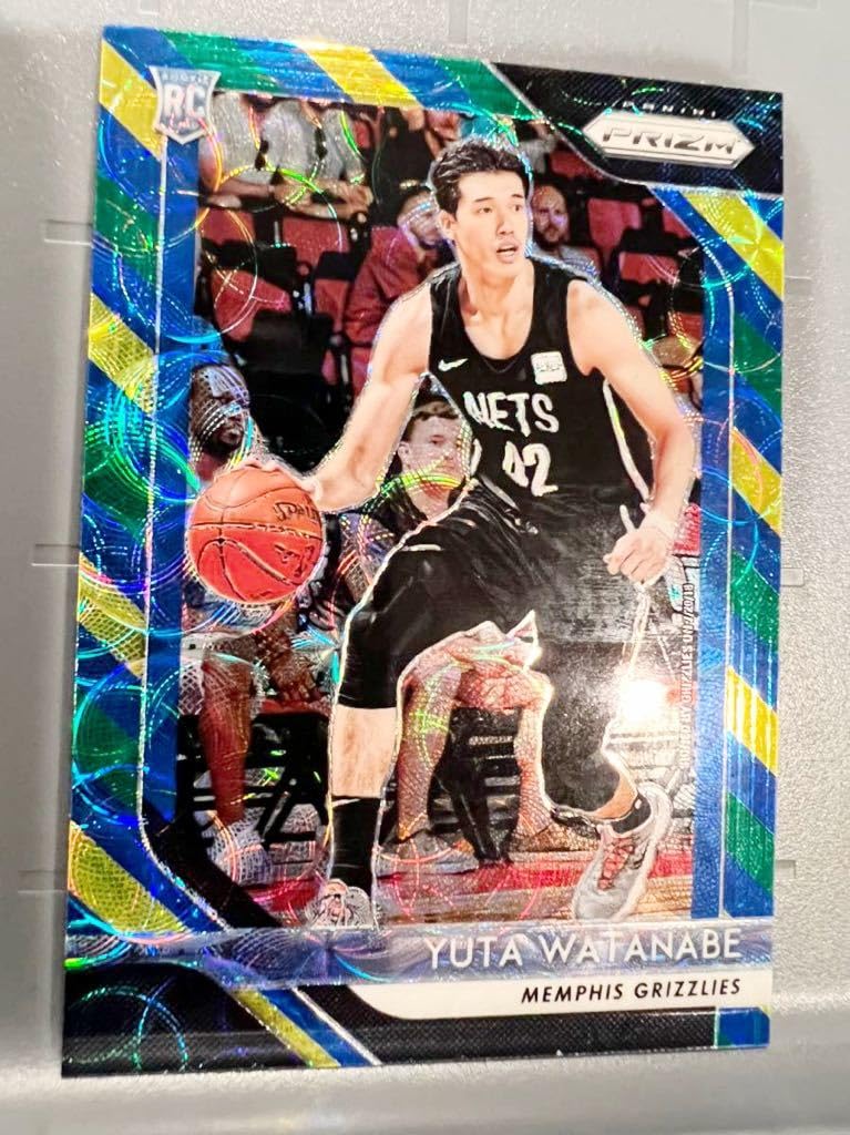 Amazon.co.jp: 渡邊雄太 NBA ルーキー カード 3色 Choice Prizm RC 