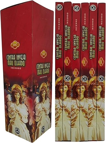Incenso Indiano Sac Contra Inveja Mau Olhado Cx.6un.8v.