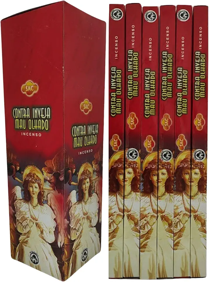 Incenso Indiano Sac Contra Inveja Mau Olhado Cx.6un.8v.