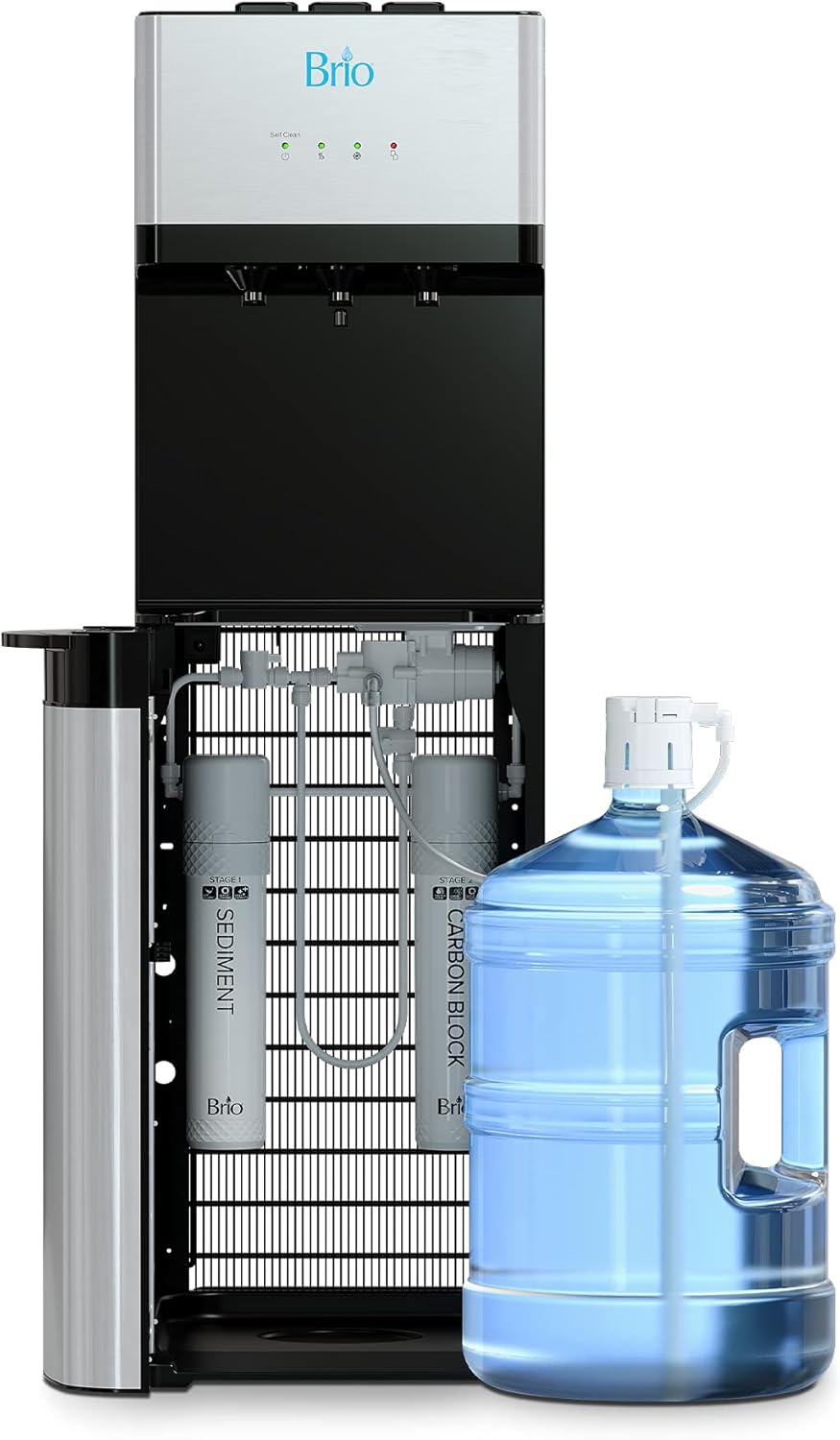 Brio 520 Series No Line BottomLoading WaterCooler with builtin 2