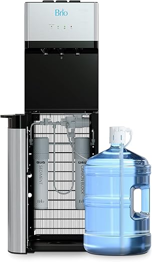 Brio 520 Series No Line Bottom-Loading Water-Cooler with Built-in 2 Stage Water-Filter