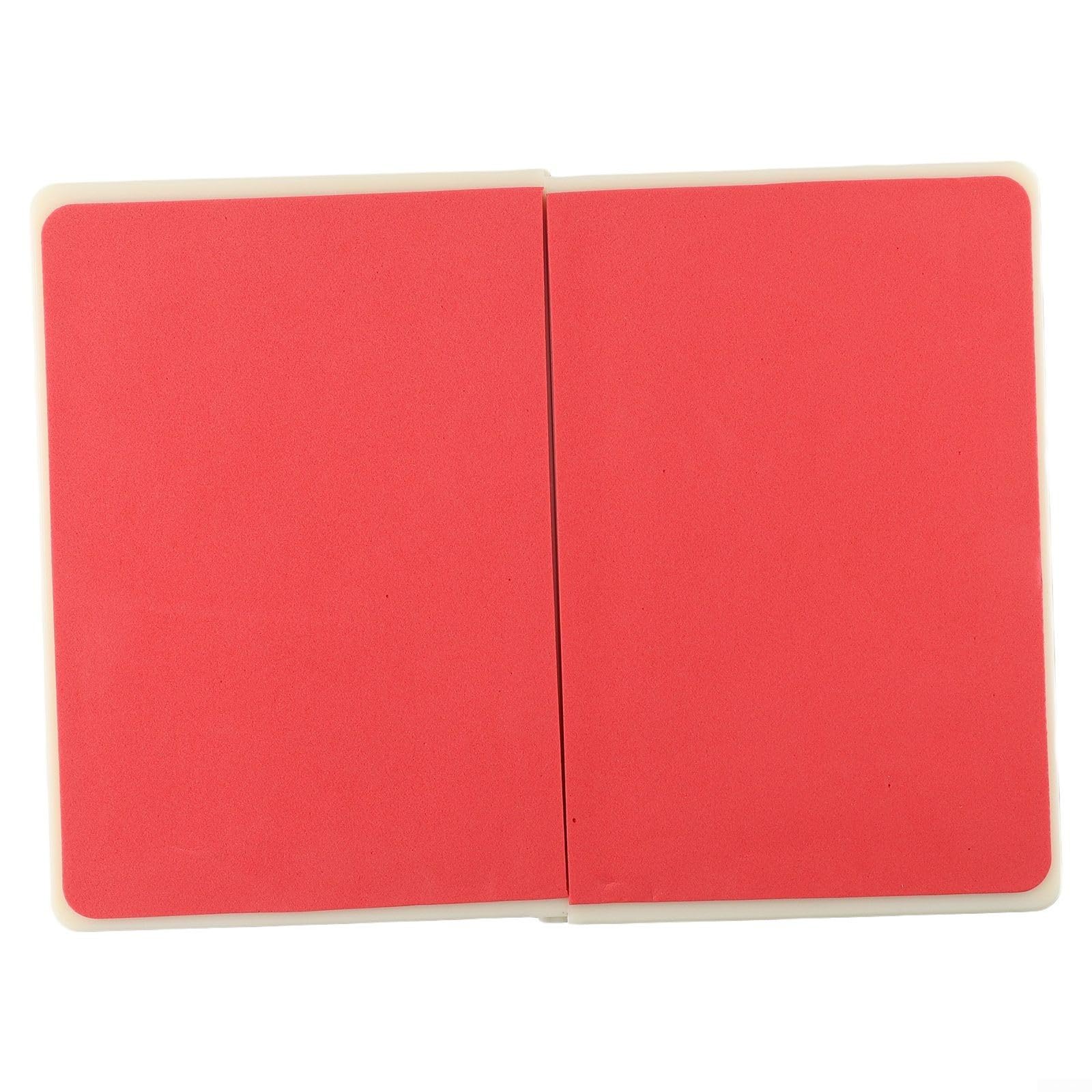 Tavola riutilizzabile per arti marziali, 1,5 cm, colore: Rosso