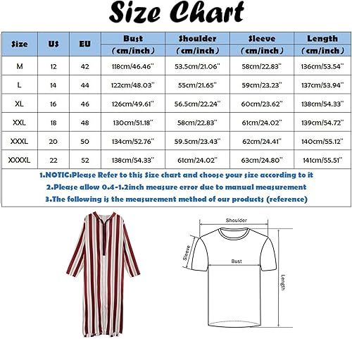 Miniatura 5 de Ropa sólida para hombre de manga larga musulmana Thobe de Oriente Medio Arabia Saudita, Islámico, Abaya, Kaftán, Ramadán, Festival