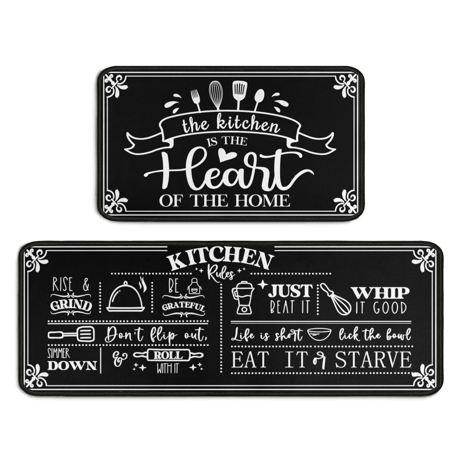 Twyt decor Kitchen Rugs Set of 2 — image 1