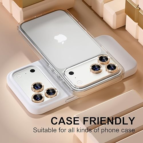 Miniatura 19 de Misea [3+1] Protector de lente de cámara para iPhone 14 Pro/iPhone 14 Pro Max, protector de pantalla de vidrio templado 9H, protector de pantalla