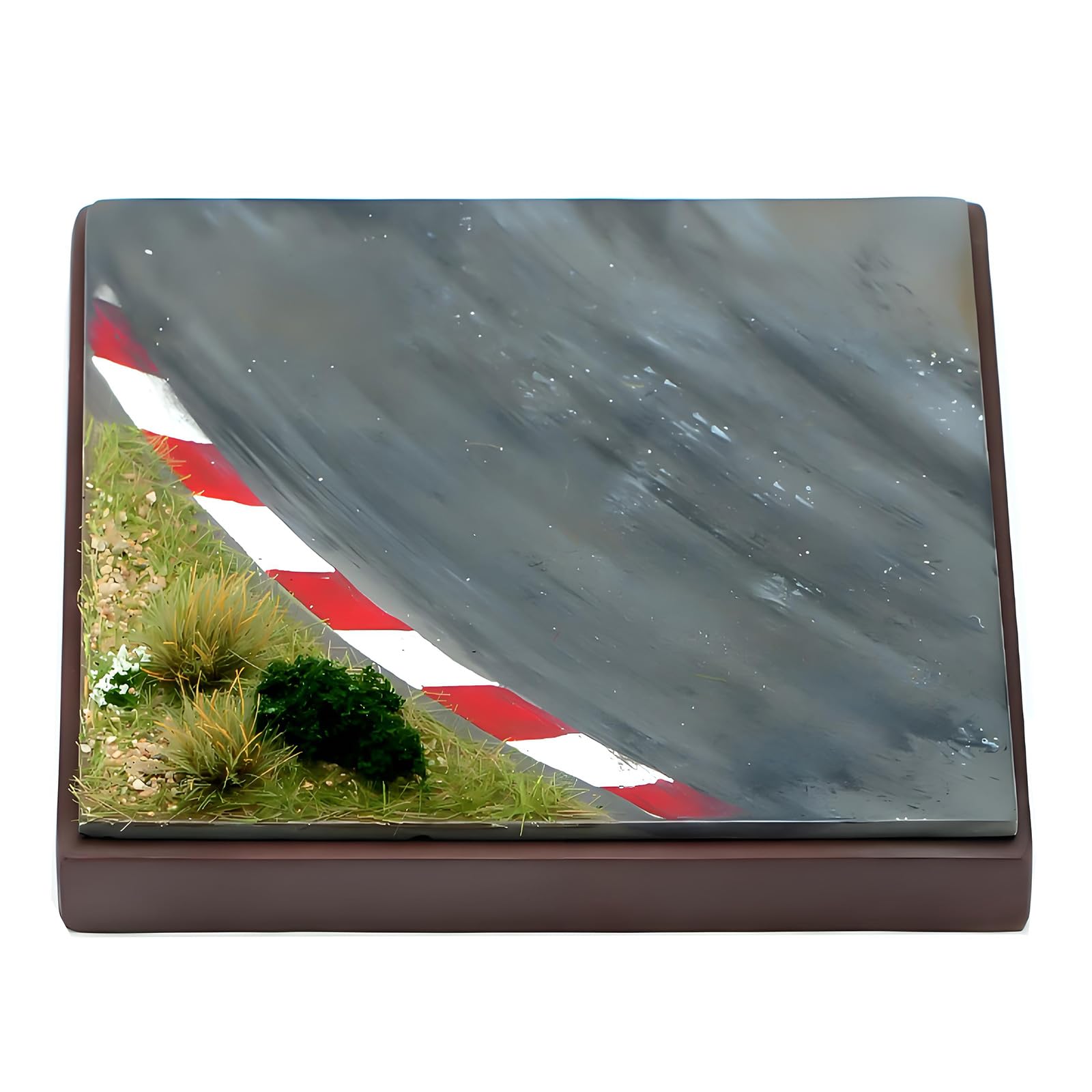 Msioytog 1: 64 Scale Miniature Resin Display Base Colorful Simulation Scene Square Platform for Dioramas Decors and Collectors Collectible Display Base