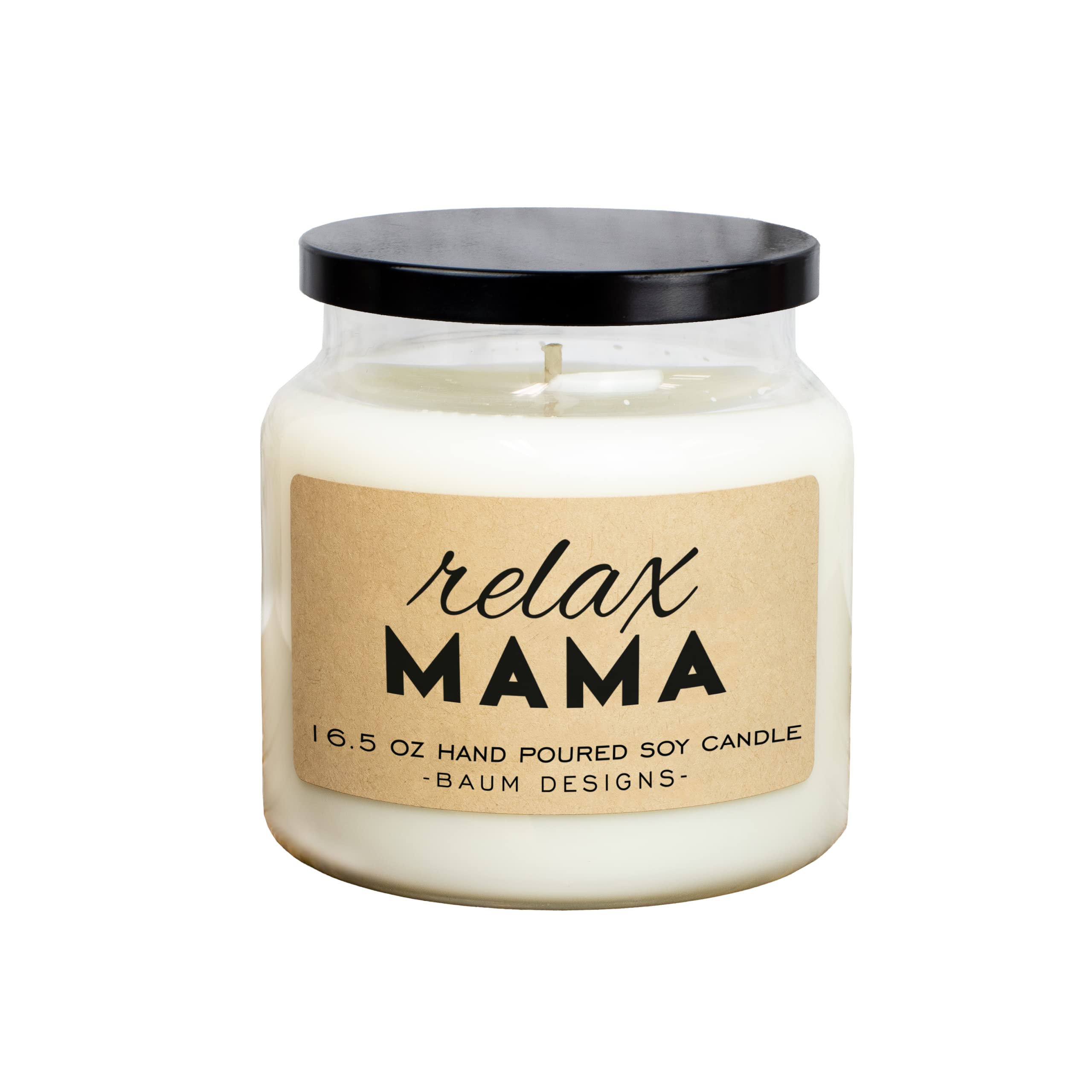 Relax Mama 16.5oz Soy Candle (White Sage & Lavender)