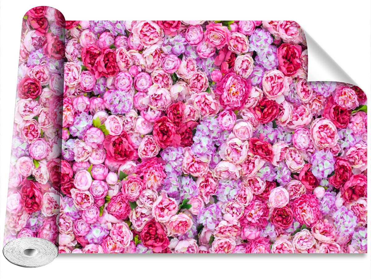 Papier peint pivoines Tulup pour transformer votre salon avec une décoration murale moderne