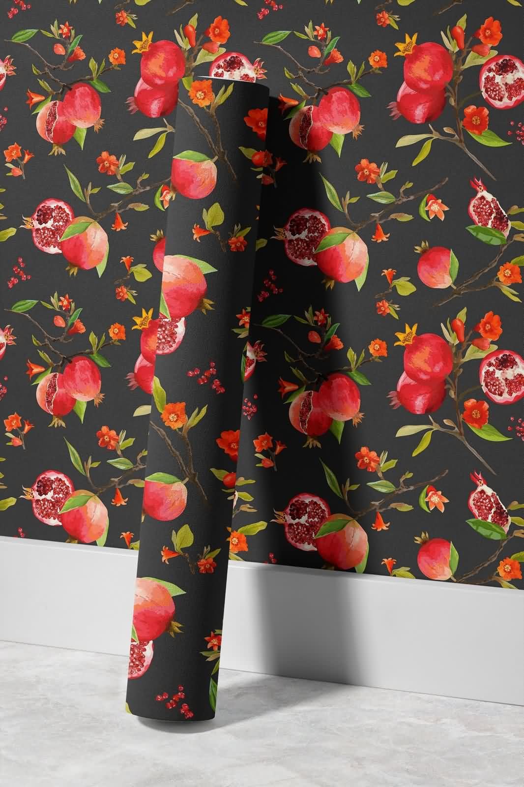 Bad Wandtattoo Natur Badezimmer Dusche Rot Deko Für Zuhause Ideal 45x1200cm