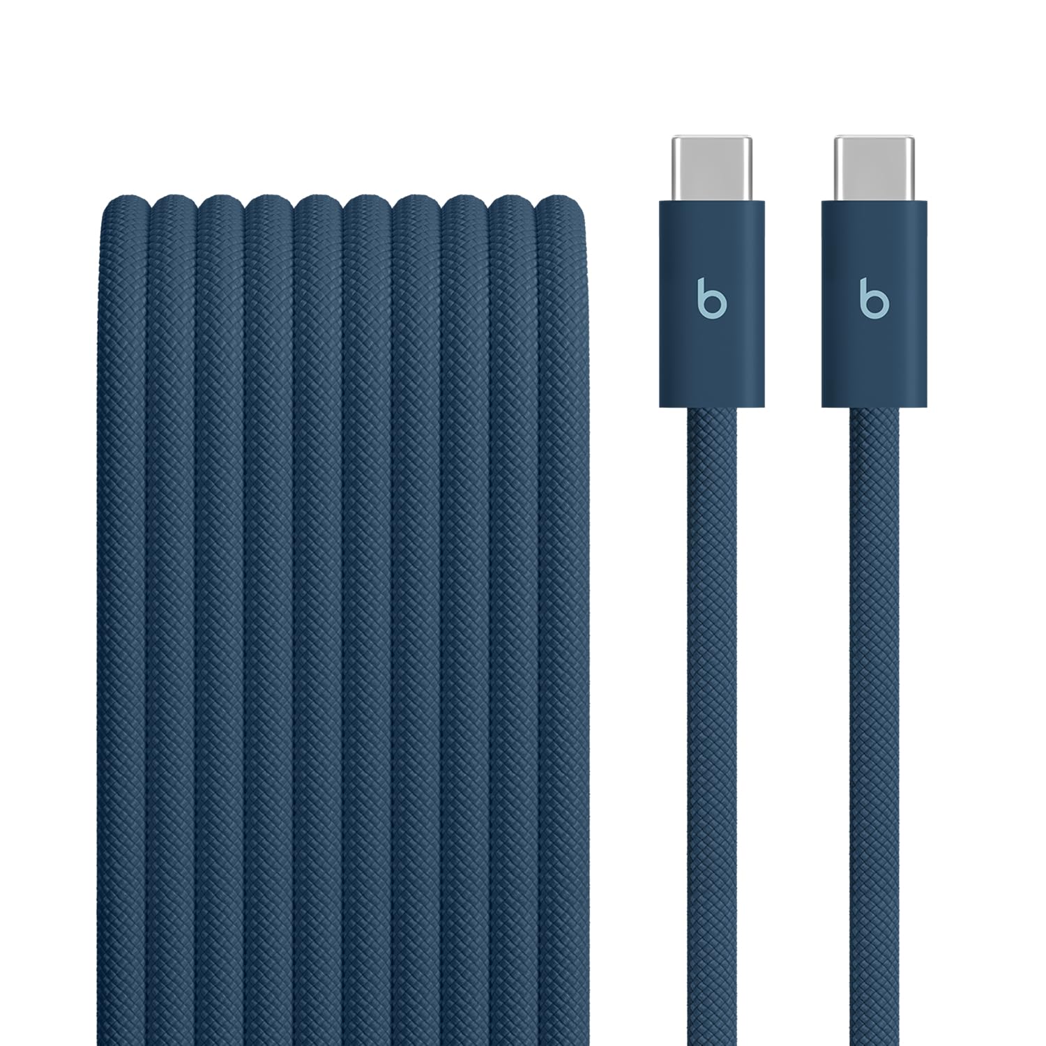 Beats 240W USB-C to USB-C Braided Cable, Fast-charging, Durable/Tangle-free, Compatible with Apple and Android Devices (3m) – Nitro Navy-image-32