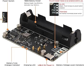 Amazon.com: Geekworm X306 V1.5 UPS Expansion Board for Raspberry
