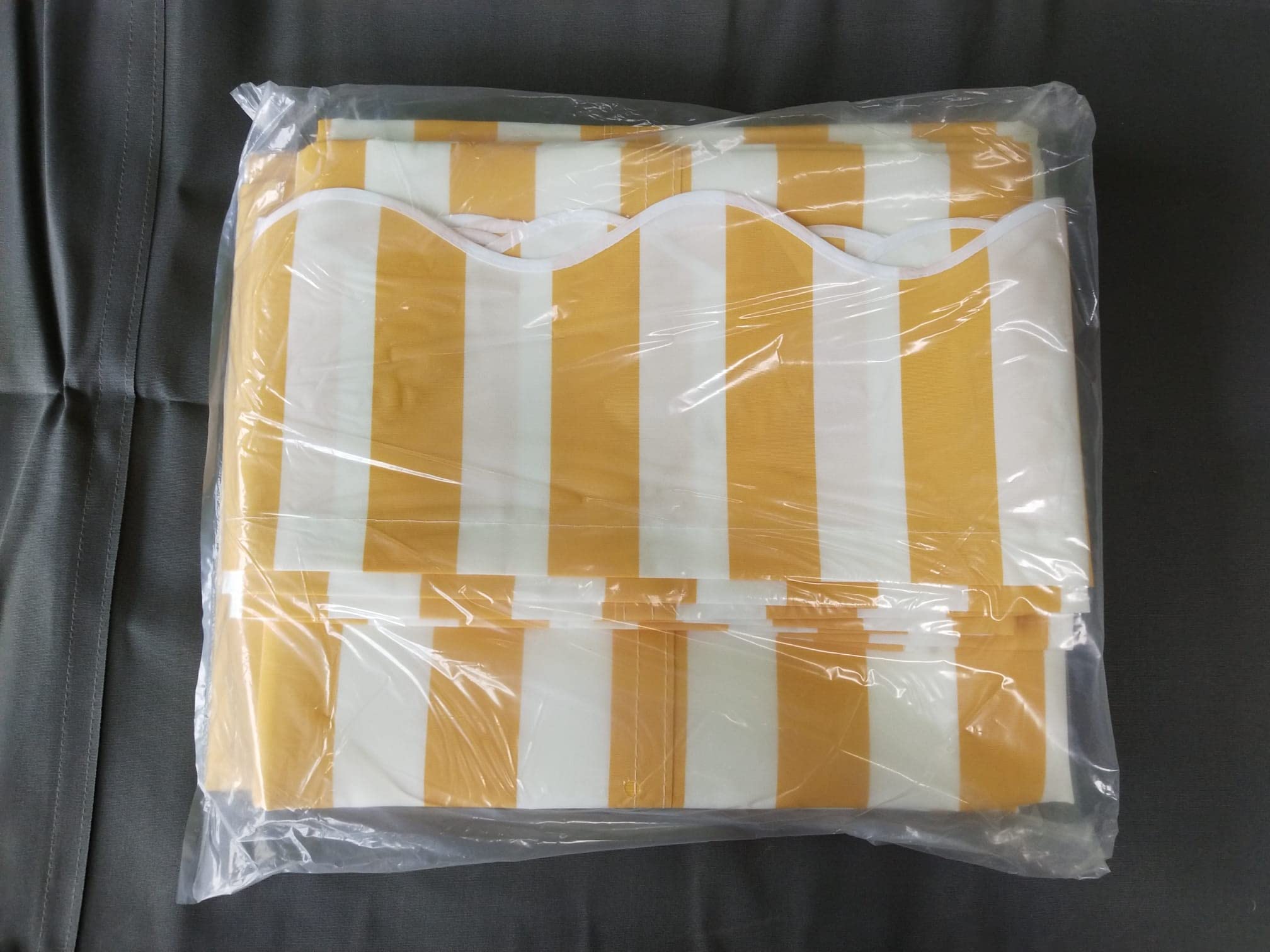 VANA Markisen-Ersatzstoff Mit Volant Für 3x2m – Fertig Genähtes Tuch & Sonnenschutz Aus Polyester