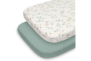 Muslin Angel Bliss Bassinet Sheets: Super Soft & Comfortable for Your Little One
