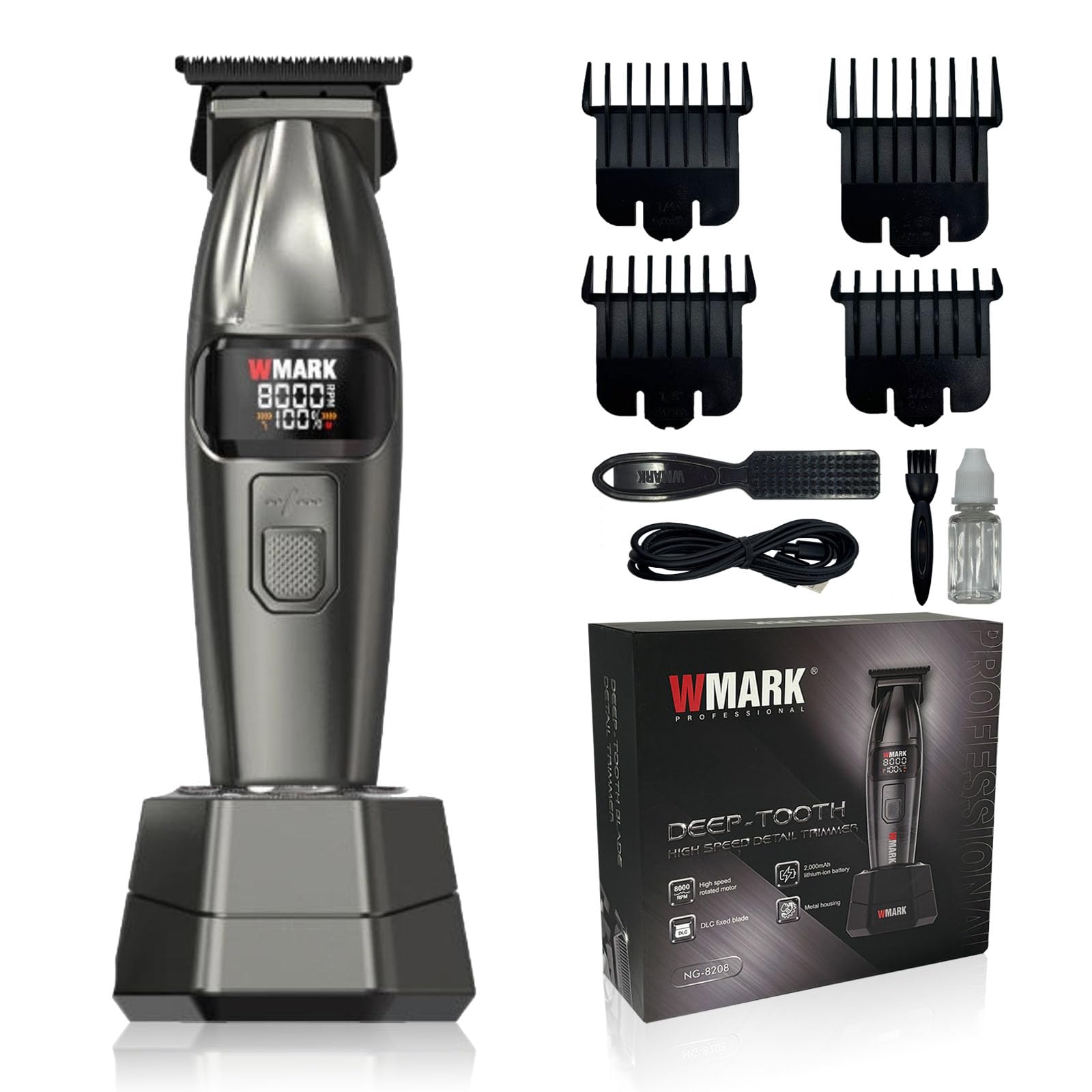 Amazon.com: WMARK Beard Trimmer for Men Professional Cordless