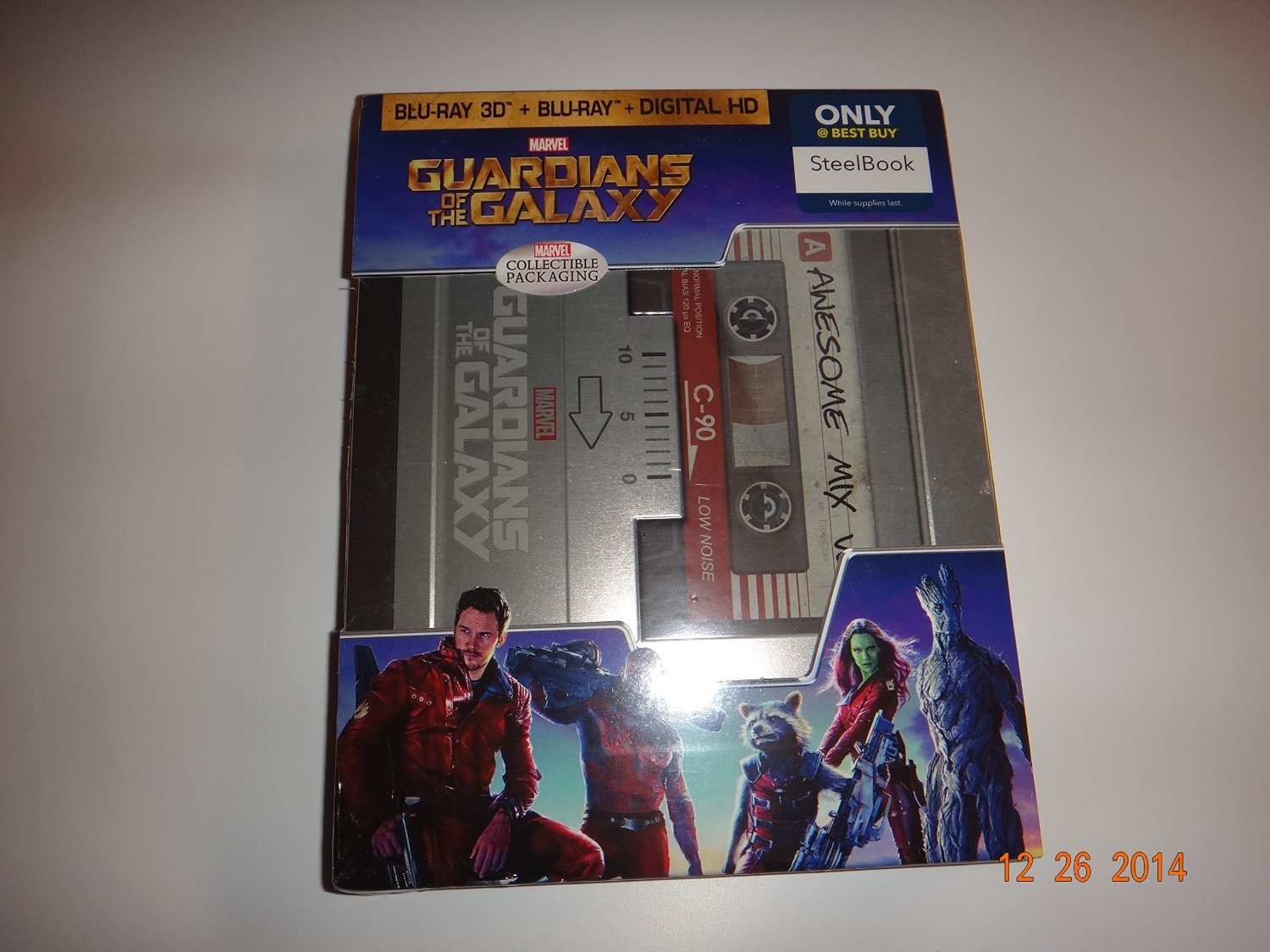 Guardiani della Galassia 3D SteelBook (Blu-ray 3D / Blu-ray / Digital HD)