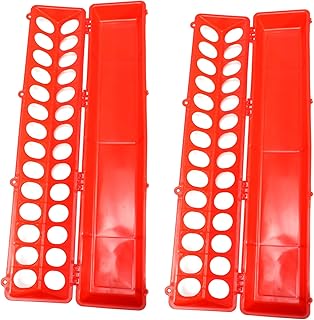 IWOWHERO 2 Pcs Poultry Feed Trough Chick Feeder Pigeon Feeding troughs Anti-Drop Food Trough Pigeon Trough