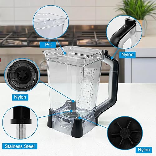 Miniatura 5 de Piezas de licuadora para Ninja 72 oz (9 tazas) XL Pitcher BL610 BL710