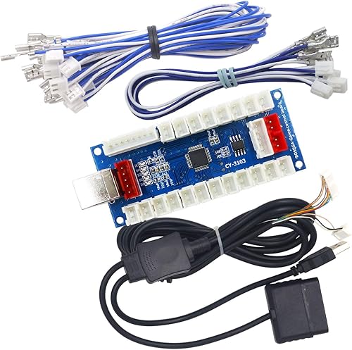 Arcade Controller Zero Delay Encoder PCB Board Arcade DIY Kit Joystick Button 5V Power for PC Raspberry Pi Android PS2 PS3