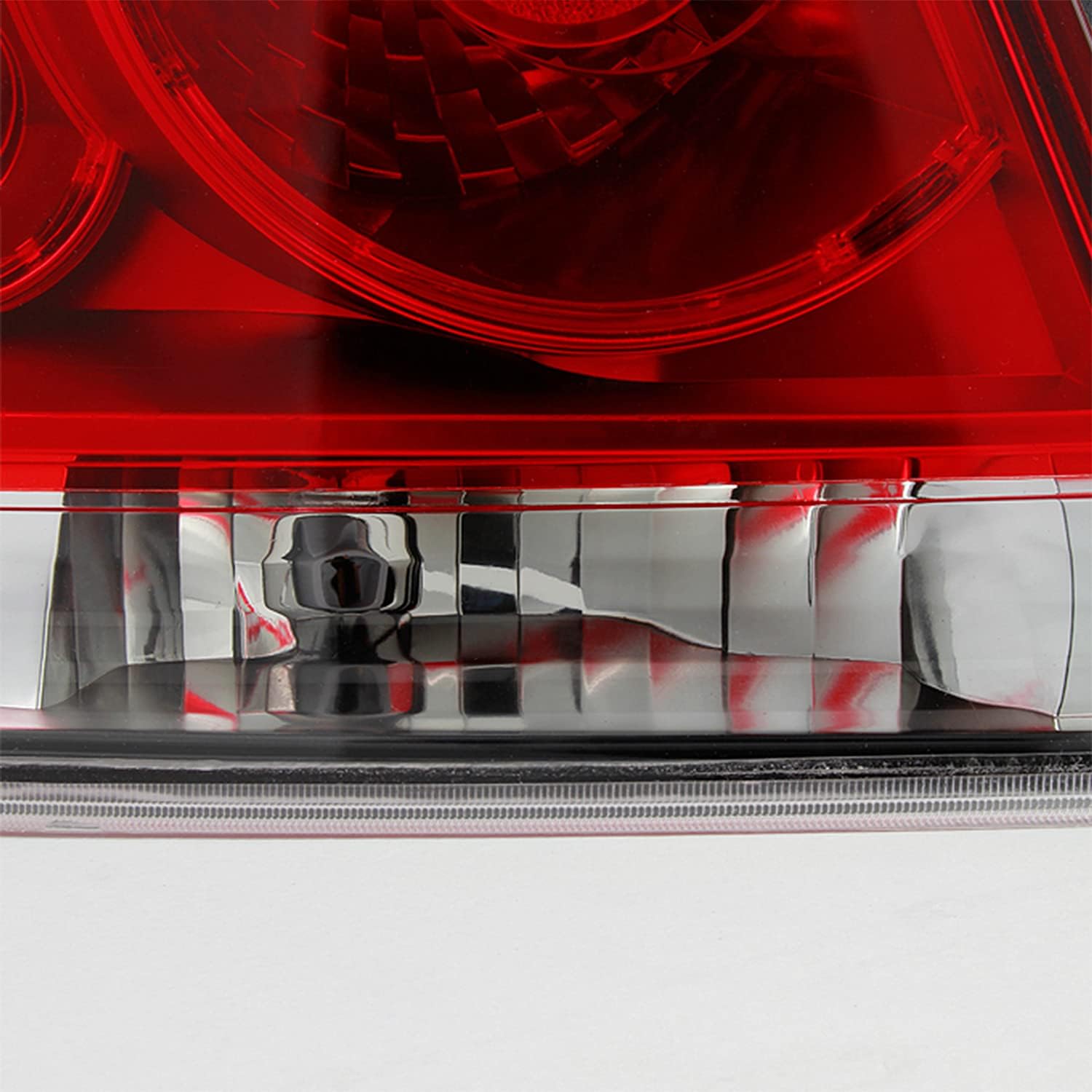 AKKON - For Chevy Impala Replacement Red Clear Tail Lights Driver Rear Lamps New