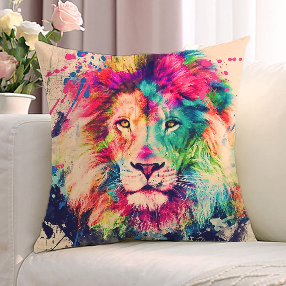 Fundas Cojines Velvhom Funda De Almohada 40x40cm Rojo Y Gris Flores De Dalia Fundas Cojines