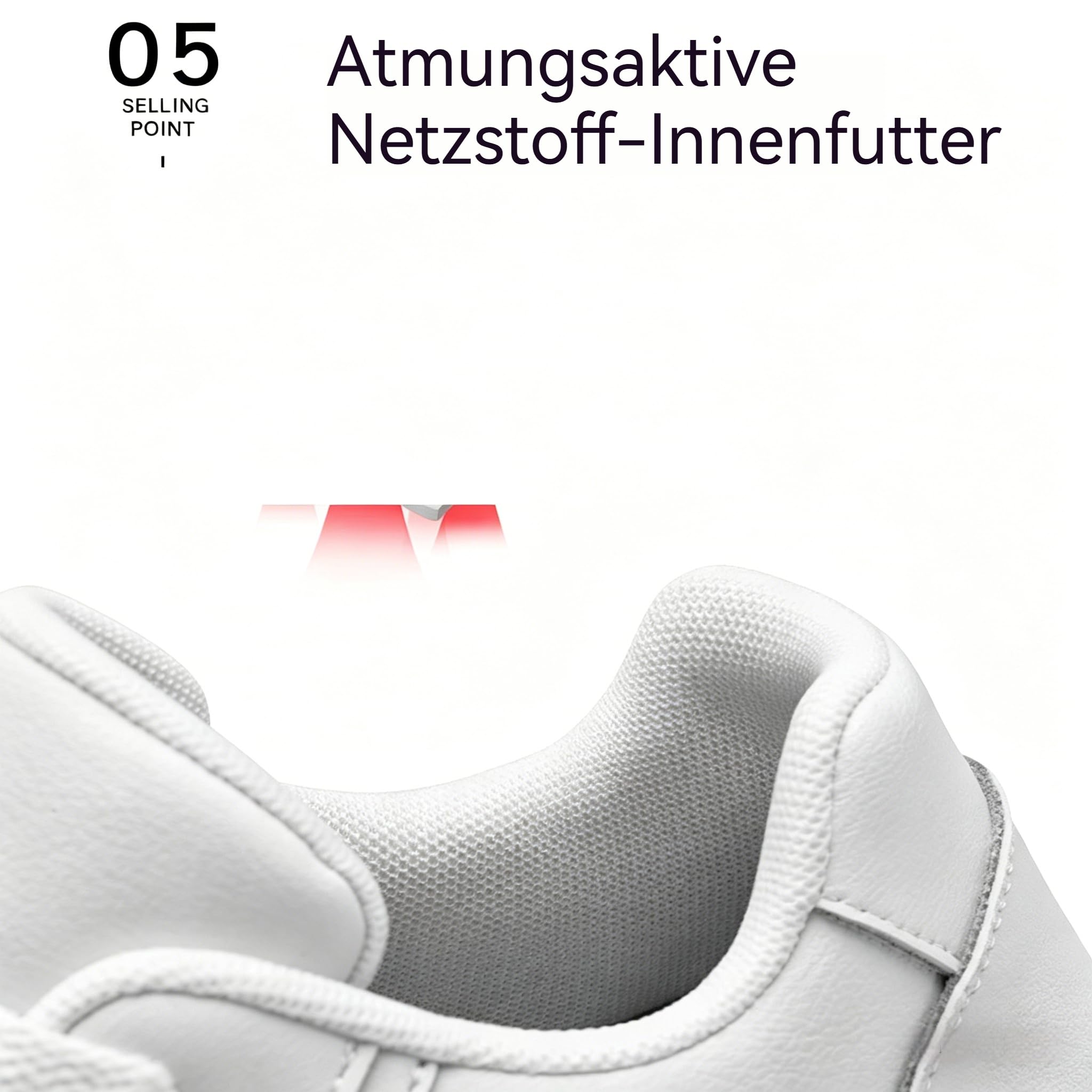 Elevate Shoes White Classy Damen 6/8/10 cm, Elevator Schuhe Damen, Atmungsaktiv rutschfest Elevate Shoes Damen Herren, Unsichtbare Erhöhung Mehr Selbstbewusstsein, für Büro, Alltag