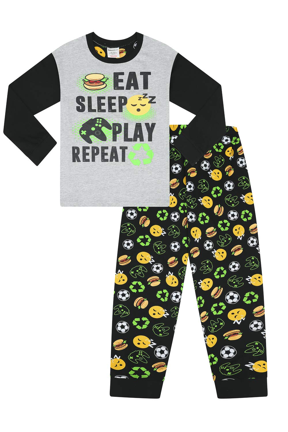 Boys Eat Play Gaming Controller Long Pyjamas