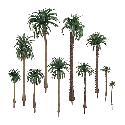 Yetaha 48 PCS Model Trees Model Coconut Palm Tree, Scenery