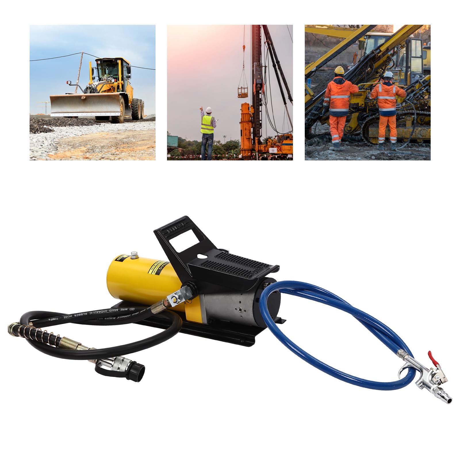 10000PSI pompa a pedale pompa idraulica ad aria compressa pompa idraulica, pompa idraulica pneumatica, pompa idraulica pneumatica per industria e costruzione pompa idraulica ad aria