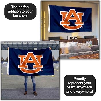 College Flags & Banners Co. Auburn Tigers AU University Large College Flag