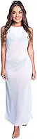Saída De Praia MVB Modas Longa Banho Vestido Moda Praia