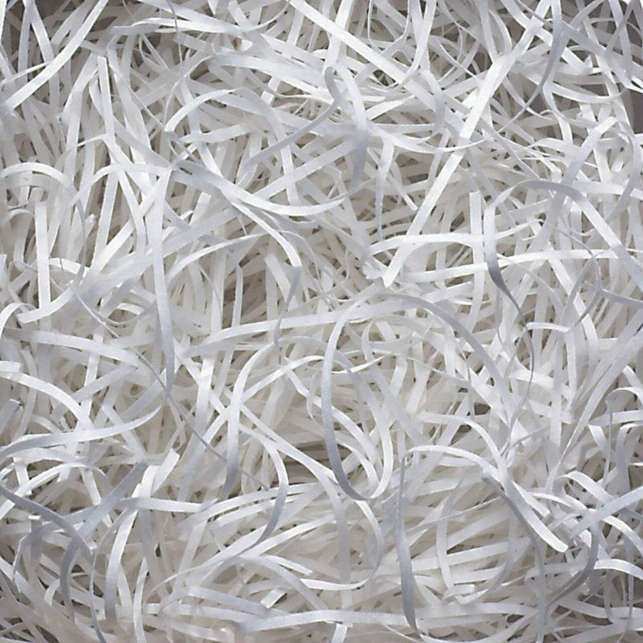 Luxury Coloured Kraft Shredded Paper-Hamper Packaging Gift Box Void Filler (White, 3Kg)