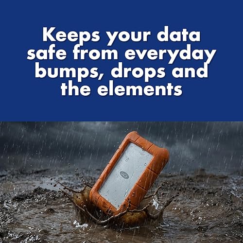 Miniatura 3 de Mini disco disco duro portátil LaCie Rugged USB 3.0 , Anaranjado